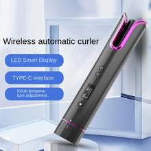 Load image into Gallery viewer, Wireless Automatic Curling Iron USB Rechargeable Rotating Curling Iron Large Volume Does Not Hurt Hair Lazy Electric