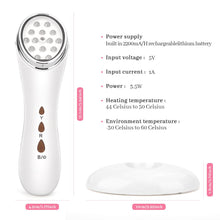 Load image into Gallery viewer, 3 Colors LED Facial Beauty Device Heating Photon Skin Tightening Rejuvenation Massager Wrinkle Acne Removal Anti Aging