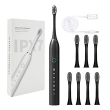 Load image into Gallery viewer, Electric Sonic Toothbrush Rechargeable for Adults 6 Modes Electronic Tooth Brushes Smart Timer with Replacement Heads Waterproof