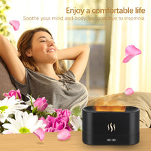 Load image into Gallery viewer, Flame Essential Oil Diffuser Air Humidifier Aromatherapy Fragrance and Scent Aroma Diffuser Electric Smell for Home Freshener