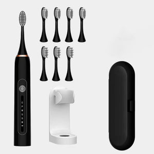 Ultrasonic Sonic Electric Toothbrush USB Charger Smart Teeth Tooth Brush for Adults Whitening IPX7 Waterproof Travel Box Holder