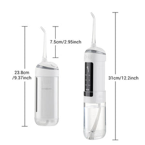 Portable Oral Irrigator Dental Water Thread For Teeth Cleaner Rechargeable Water Flosser 6 Cleaning Mode Mouth Washing Machine