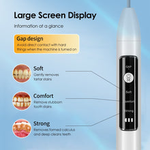 Load image into Gallery viewer, Electric Dental Tartar Scraper Ultrasonic Dental Scaler for Teeth Cleaning Stone Plaque Remover Eliminator with Intraoral Camera