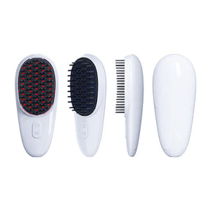 Anti Hair Electric Massage Comb Home Red&Blue Light Hair Growth Fluid Guider Comb Microcurrent Vibration Scalp Repair Massager