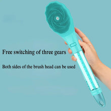 Load image into Gallery viewer, Electric Shower Brush Multifunction Long Handled Body Exfoliation Waterproof Anti-slip Automatic Bath Cleaning Massage Brush