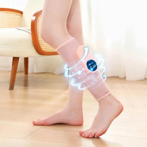 Electric Leg Massager with Heat Compression Calf Air Muscle Legs Massager Pressure Pressotherapy Relax