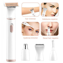 Load image into Gallery viewer, 4 in 1 Multifunction Women Hair Removal Electric Shaping Female Shaving Machine Mini Shaver Trimmer Razor for Eyebrow Underarm
