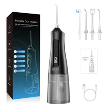 Load image into Gallery viewer, Intelligent Electric Oral Irrigator 9 Mode Smart LED Screen Portable Water Flosser Rechargeable 350ML Dental Water Jet for Teeth