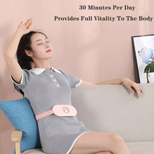 Load image into Gallery viewer, Cordless Massage Heating Pad Vibration Warm Waist Belt Smart Massager For Back Or Belly Period Pain Relief Device Gift For Women