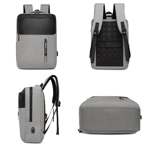 Backpack For Men Multifunctional Business Notebook Backpack USB Charging Waterproof Men's Backbag Casual Bag 15.6 Inches