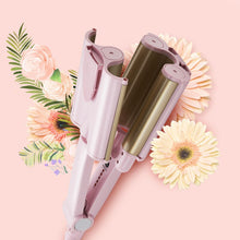 Load image into Gallery viewer, 26/32mm Triple Barrel Ceramic Curling Iron 120-180℃ Deep Wavy Curler Egg Roll Electric Plate Clip Hairstyler Tool