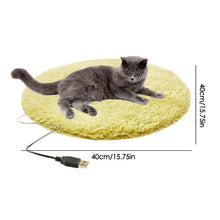 Load image into Gallery viewer, Pet Electric Blanket Heating Pad Dog Cat Bed Mat Pet Dog Sofa Cushions Thickened Soft Pad Blanket Cushion Car Blanket Mattress