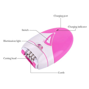 Electric Epilator USB Rechargeable Women Shaver Whole Body Available Painless Depilat Female Hair Removal Machine High Quality