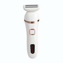 Load image into Gallery viewer, Electric Shaver for Women Rechargeable Body Hair Removal 3 Blades Pubic Hair Shaving Razor for Legs Underarms Bikini Trimmer