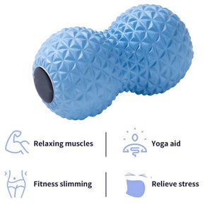 Fitness EVA Massage Ball Myofascial Release Deep Tissue Massage Yoga Treatment Double Lacrosse Massage Ball for Back Neck Hip Foot