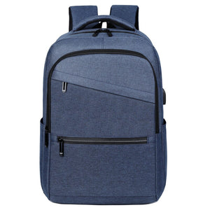 Men's Fashion Backpack Oxford Cloth Waterproof Multifunctional Handbag Large Capacity Laptop Bag 15'6 Unisex With USB Travel Bag