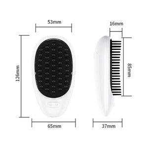 Home Use Electric Massage Comb Anti Hair Loss Vibration Massage Comb With Red Light Blue Light Laser Hair Growth Brush