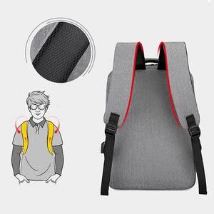 Men's Backpack USB Charging Bag Male Multifunction Waterproof Rucksack Large Capacity Laptop Bag Business Casual Bagpack