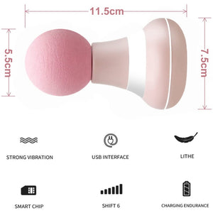 Electric Mini Handheld Massage Gun 6 Speed Vibration Fitness Massager Relieve Fatigue Personal Care Pain Relief Body Massager