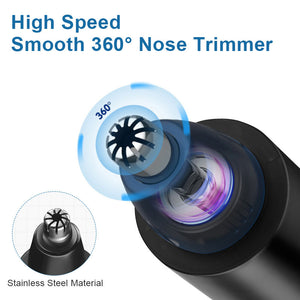 Nose Hair Trimmer Rechargeable Electric Ear Facial Neck Hair Remover for Men Waterproof Portable Shaving Machine