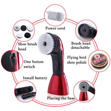 Load image into Gallery viewer, Electric Shoe Polisher Multi-function Portable Shoe Polisher Handheld Brush Shoes Wash Shoes Shoe Artifact