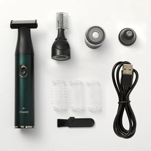 4 IN 1 Electric Shaver Rechargeable Beard Electric Razor For Men Face Shaving Machine Male Beard Clipper Cleaning Shaver