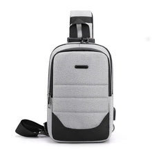 Load image into Gallery viewer, Multi-function Crossbody Bags For Men USB Charging Messenger Chest Bag Anti-theft Combination Lock Rucksack Male Business Casual