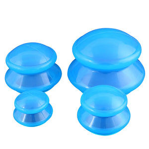 4PCS Vacuum Cans Massage Suction Cup Full Body Vacuum Massager Suction Cup Set Chinese Cupping
