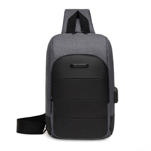Men's Backpack Business Crossbody Bags For Men Multi-function Waterproof Bag Male USB Charging Large Capacity Chest Bags Travel