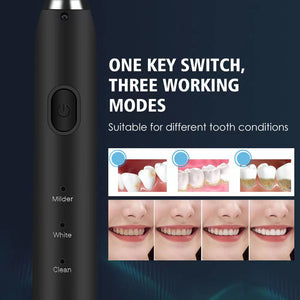 New Electric Teeth Cleaner Sonic Toothbrush Dental Scaler Tartar Stain Remover Calculus for Adults Teeth Whitening Face Cleaning