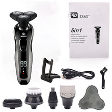 Load image into Gallery viewer, Electric Razor Electric Shaver Rechargeable Shaving Machine for Men Beard Razor Wet-Dry Dual Use Water Proof Fast Charging