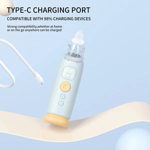 Electric Nasal Absorber Silent Baby Obstruction Rhinitis Cleaner Nasal Aspirator Removable Washable Suction Heads Cups