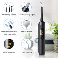 Load image into Gallery viewer, Electric Teeth Whitening Tooth Stains Tartar Scraper Remove Teeth Cleaner Oral Irrigation Care High Frequency Dental Tool