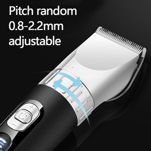 Adjustable 5-speed Hair Clipper Professional Electric Beard Hair Trimmer For Men Rechargeable Hair Cutting Machine Barber/family