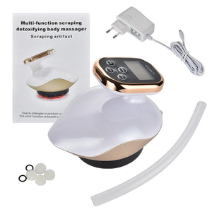 Electric Cupping Massager For Body Fat Burning Slimming EMS Microcurrent IR Vacuum Scraping Guasha Massage Device