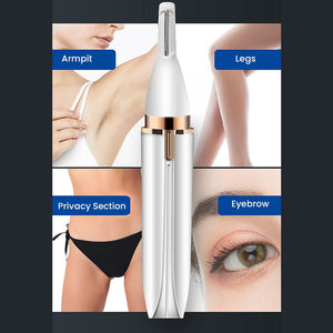 4 In 1 Electric Epilator Electric Eyebrow Nose Hair Trimmer Painless Shaver Depilator Face Body Hair Removal Tool For Men Women
