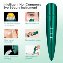 Load image into Gallery viewer, EMS Electric Eye Massager Eye Skin Lift Anti Age Wrinkle Skin Care Tool Vibration 42℃ Hot Massage Relax Eyes Photo Therapy