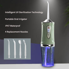 Load image into Gallery viewer, Newest Electric Oral Irrigator UV Sterilization USB Charger Dental Water Jet Flosser Waterproof Tartar Removal Tooth Pick Floss