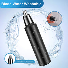 Load image into Gallery viewer, Nose Hair Trimmer Rechargeable Electric Ear Facial Neck Hair Remover for Men Waterproof Portable Shaving Machine