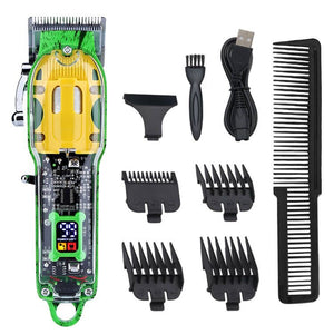 T Hair Trimmer Electric Clipper Cutter Man Shaver Beard Barber Professional Hair Trimer Cutting USB Charging Machine Set for Men