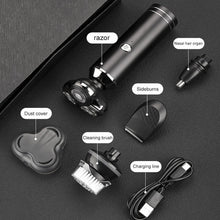 Load image into Gallery viewer, Men&#39;s Electric Shaver Safety Epilator Nose Trimmer Rechargeable Face Beard Razor Depilator Facial Hair Removal Shaving Machine