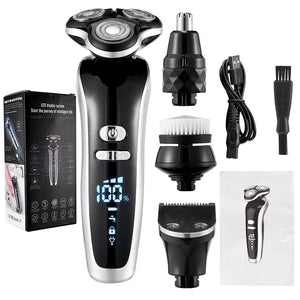 New Electric Shaver For Men 4D Electric Beard Trimmer USB Rechargeable Professional Hair Trimmer Hair Cutter Adult Razor For Men