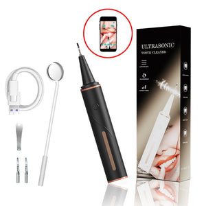 Electric Ultrasonic Dental Calculus Remover Visible Wifi Bluetooth Irrigator USB Rechargeable Teeth Whitening Scaler for Home