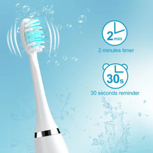 Load image into Gallery viewer, 6th Gear Sonic Electric Toothbrush for Men and Women Adult Household USB Rechargeable IPX7 Waterproof Tooth Whitening Oral Care