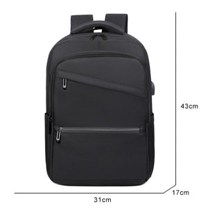 Men's Fashion Backpack Oxford Cloth Waterproof Multifunctional Handbag Large Capacity Laptop Bag 15'6 Unisex With USB Travel Bag