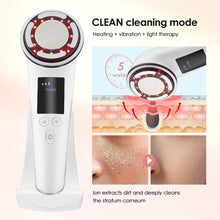 Load image into Gallery viewer, EMS Facial Massager Hot Cold Face Lifting Machine LED Photon Therapy Clean Beauty Device Wrinkle Removal Anti Aging Skin Care