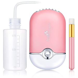 3 in 1 USB Air Conditioning Lash Fan Dryer Lash Shampoo Brushes Nose Brush eyelash Wash Bottle for Eyelash Extension supplies