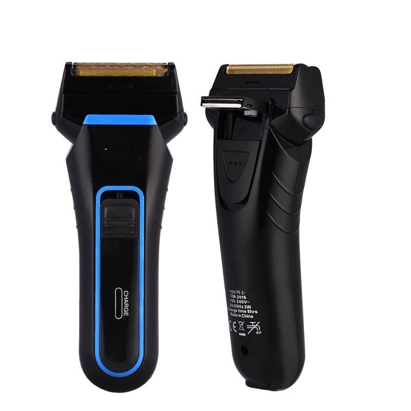 Men's Electric Shaver Razor Rechargeable Reciprocating Double Blade Shaving Machine Groomer Wet and Dry Use 43D