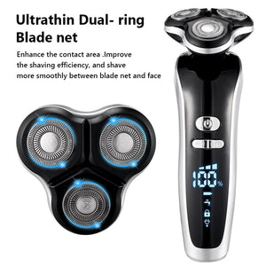 New Electric Shaver For Men 4D Electric Beard Trimmer USB Rechargeable Professional Hair Trimmer Hair Cutter Adult Razor For Men