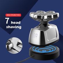 Load image into Gallery viewer, 7D Head Shaver Electric Razor for Men 6 in 1 Grooming Head Shaver Trimmer Waterproof Wet/Dry Shavers LED Display Cordless Razor
